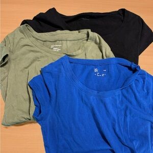 No Boundaries Short Sleeve Tees - Black, Olive, Blue